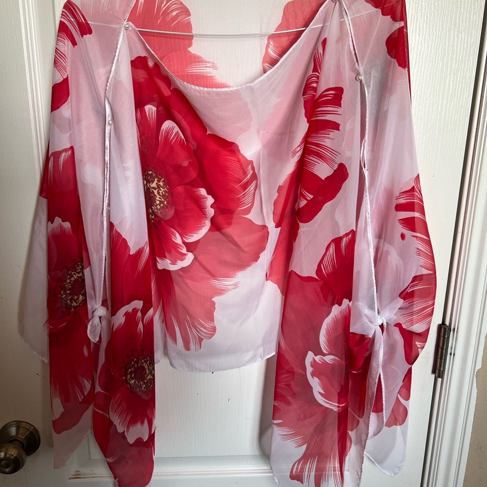 Floral Sheer Kimono